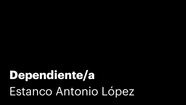 Dependiente/a