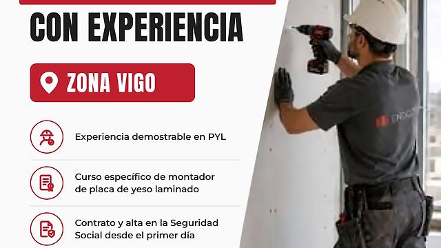 Montadores y pasteadores de PYL / Pladur – Vigo