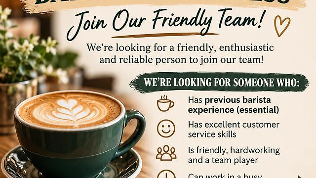 Barista and Waiter / Waitress