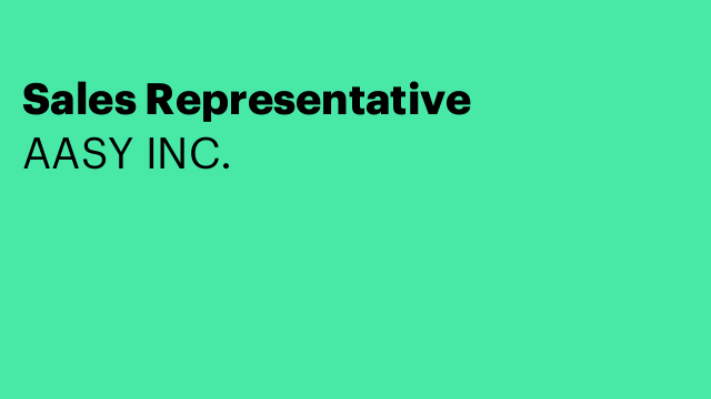 Sales Representative