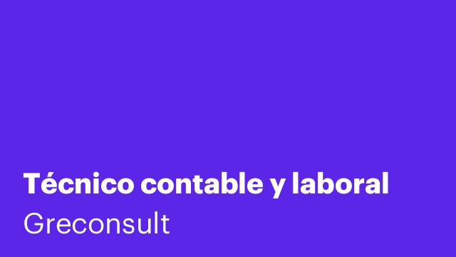 Técnico contable y laboral