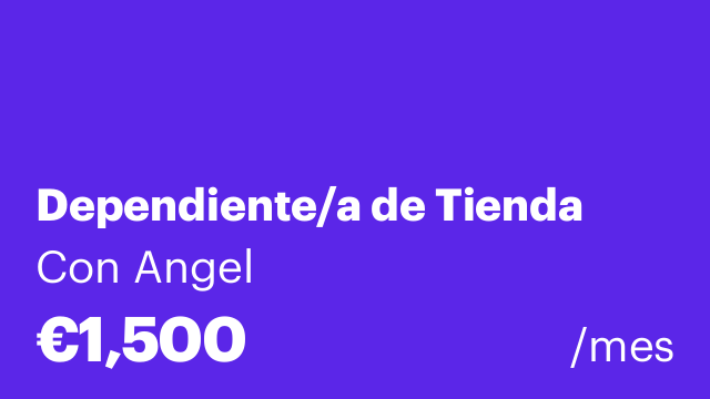 Dependiente/a de Tienda
