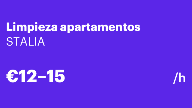 Limpieza apartamentos