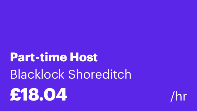 Part-time Host