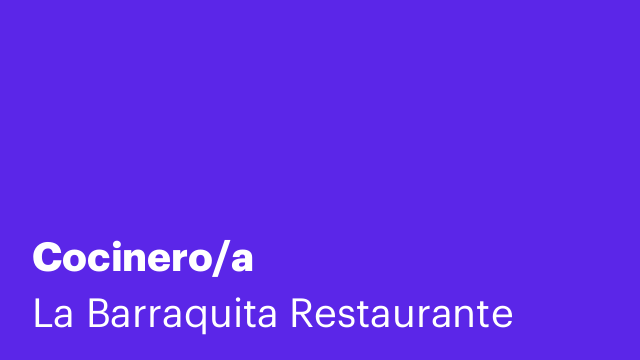 Cocinero/a