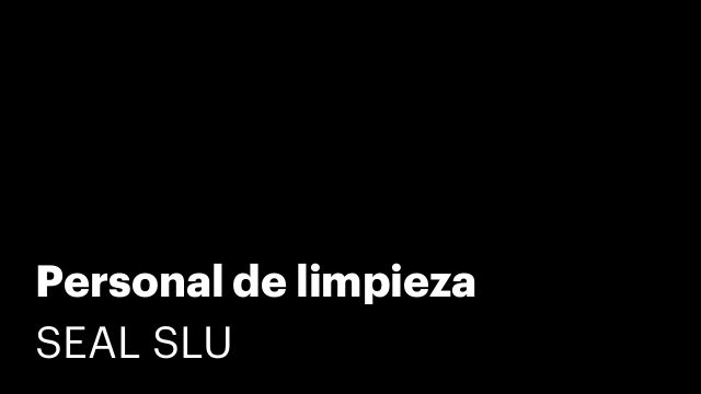Personal de limpieza