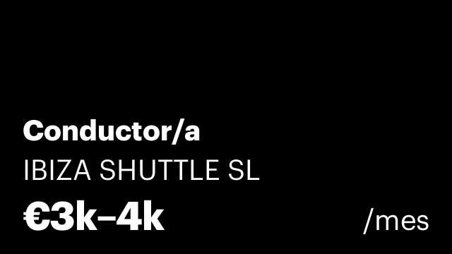 Conductor/a