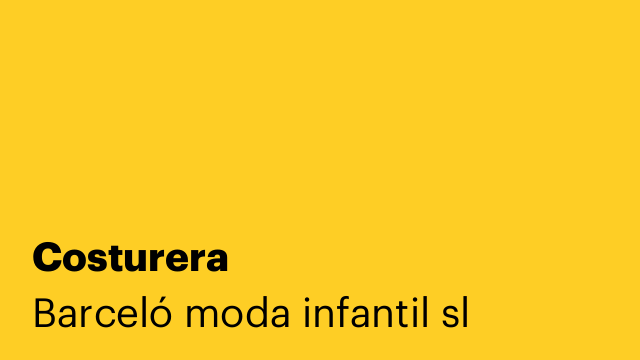 Costurera