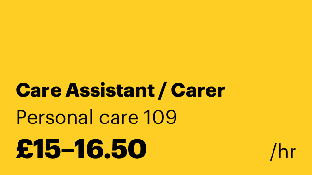 Care Assistant / Carer