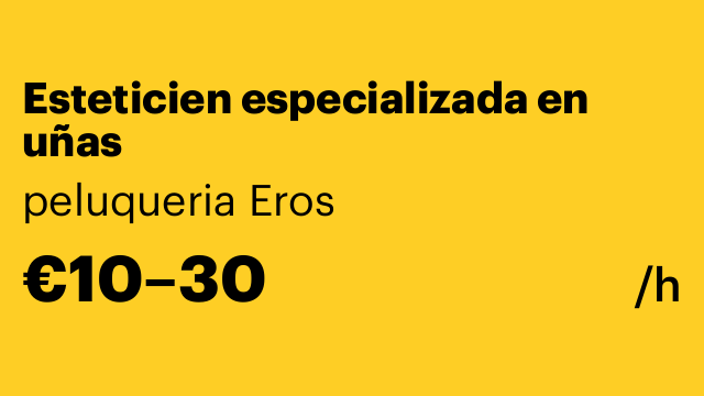 Esteticien especializada en uñas