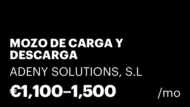 MOZO DE CARGA Y DESCARGA