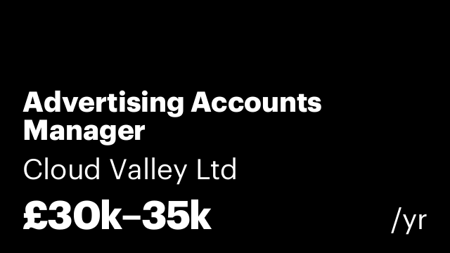 Advertising Accounts Manager