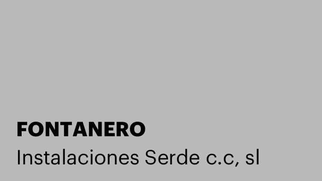 FONTANERO