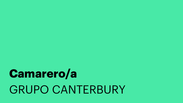 Camarero/a