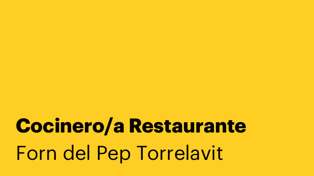 Cocinero/a Restaurante