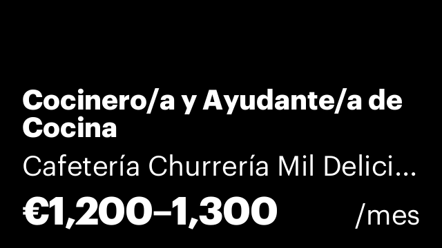 Cocinero/a y Ayudante/a de Cocina