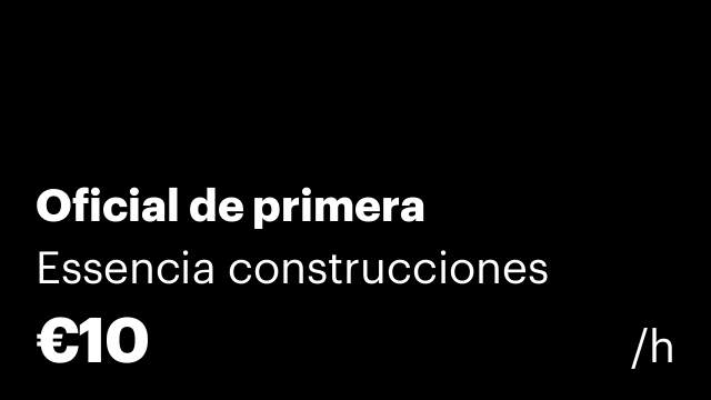 Oficial de primera