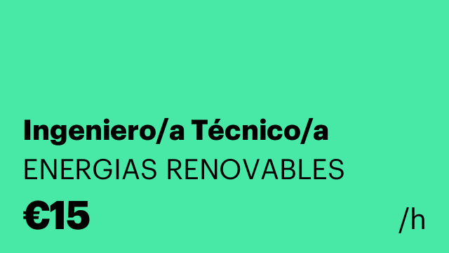 Ingeniero/a Técnico/a