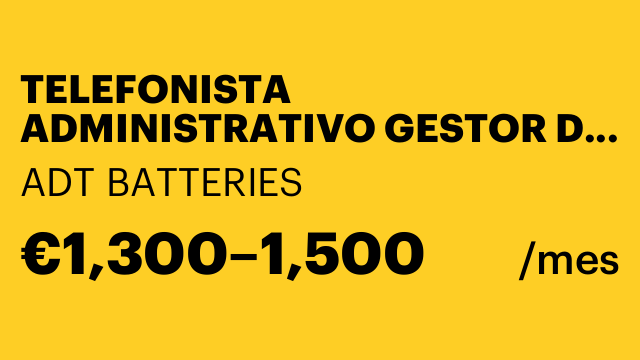 TELEFONISTA ADMINISTRATIVO GESTOR DE FLOTA