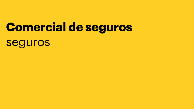 Comercial de seguros