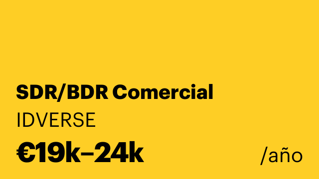 SDR/BDR Comercial