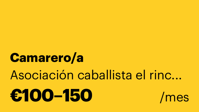 Camarero/a