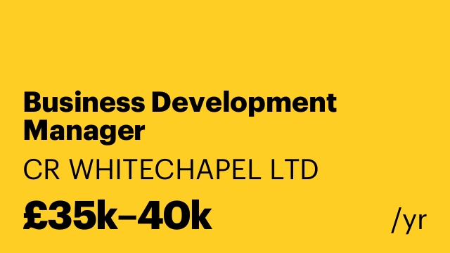 Business Development Manager