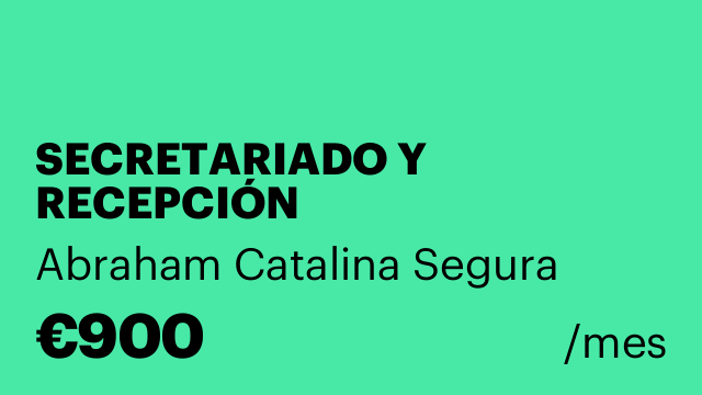 SECRETARIADO Y RECEPCIÓN