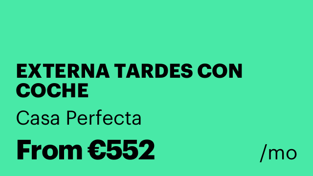 EXTERNA TARDES CON COCHE
