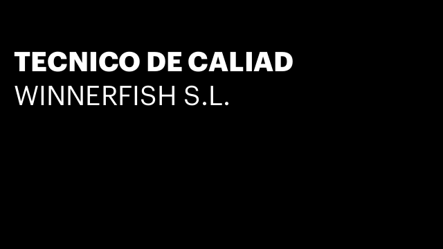 TECNICO DE CALIAD
