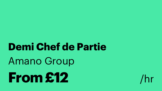Demi Chef de Partie