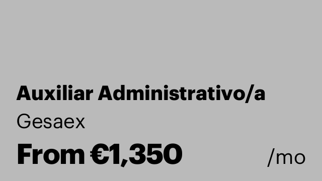 Auxiliar Administrativo/a