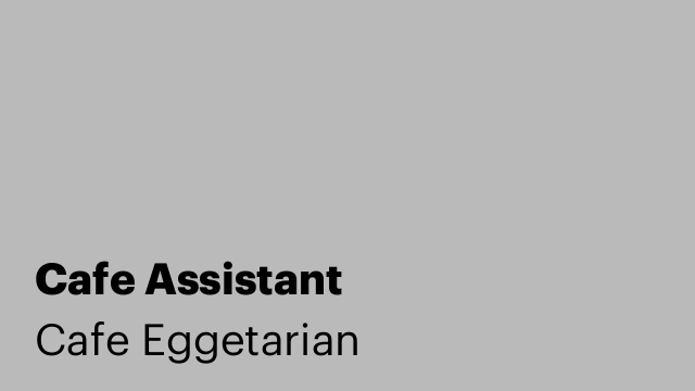 Cafe Assistant