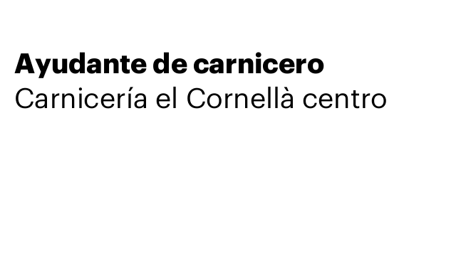 Ayudante de carnicero