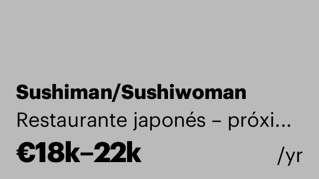 Sushiman/Sushiwoman