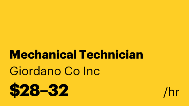 Mechanical Technician