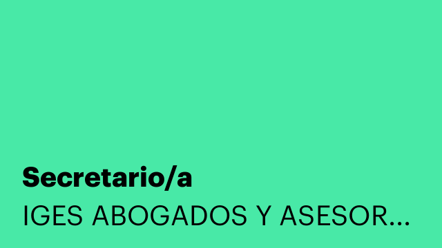 Secretario/a