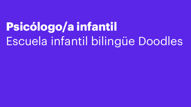 Psicólogo/a infantil