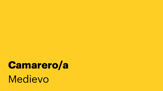 Camarero/a