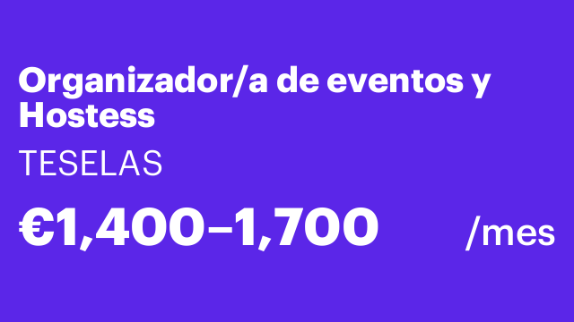 Organizador/a de eventos y Hostess