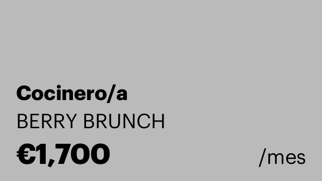 Cocinero/a