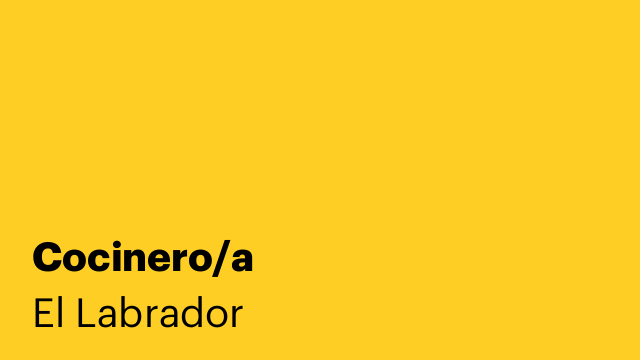 Cocinero/a