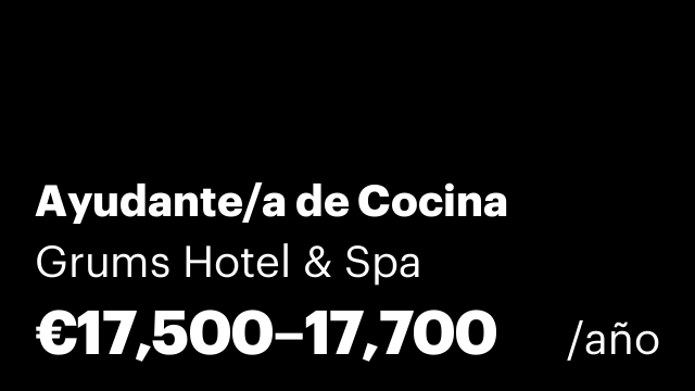 Ayudante/a de Cocina
