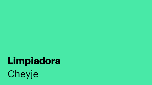 Limpiadora