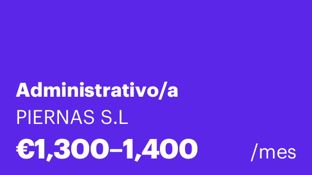 Administrativo/a