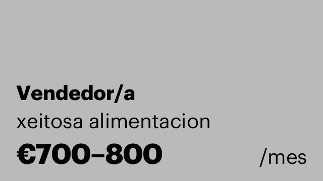Vendedor/a