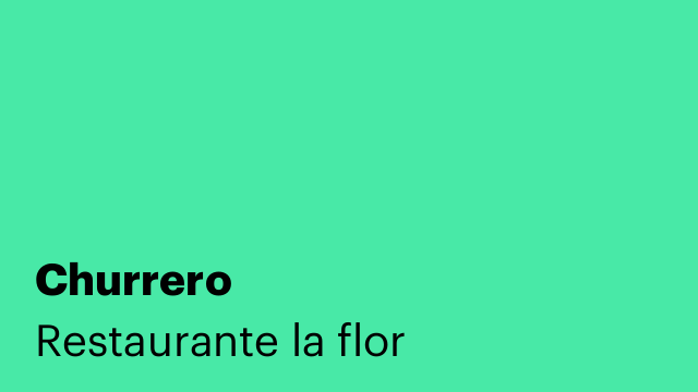 Churrero