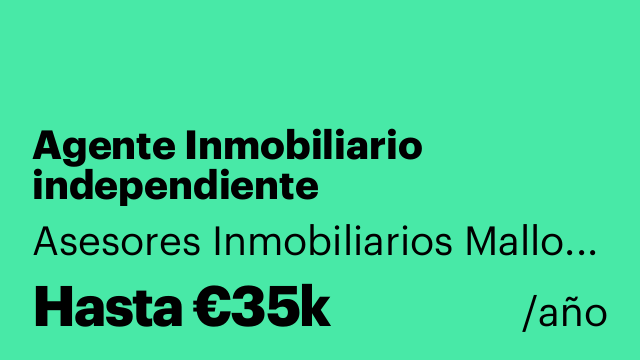 Agente Inmobiliario independiente