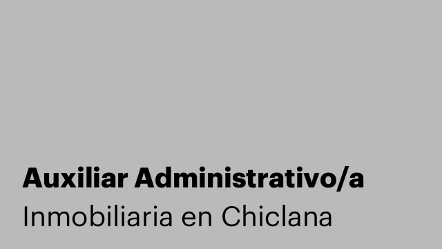 Auxiliar Administrativo/a