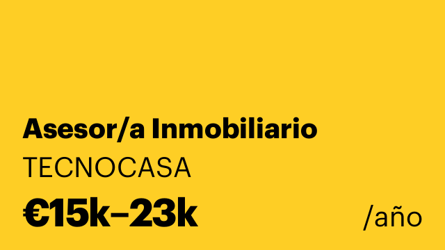 Asesor/a Inmobiliario
